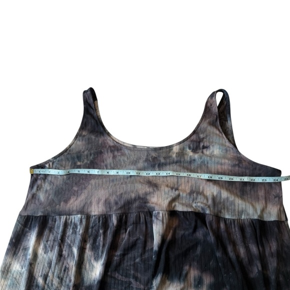 Black Pull On Oversized Jumper Palazzo One Piece Tie Dye Boho Hippie Slouchy 3X - Picture 5 of 16